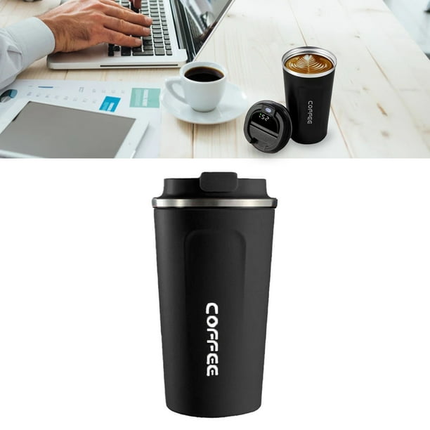 Taza de aislamiento con pantalla de temperatura, pantalla de temperatura inteligente Pantalla de temperatura del café Taza de café con pantalla de temperatura Diseñada para precisión