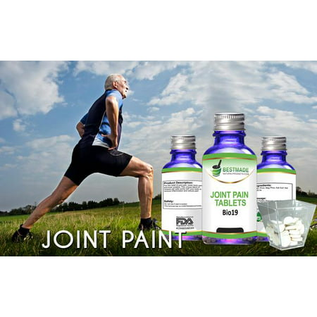 Joint Pain Tablets Bio19, 300 pellets, Pain Relief for Arm & Leg Joints, A Natural Supplement for Sciatica, Arthritis, Rheumatoid Arthritis & Fevers, Helps with Stabbing or Shooting (Best Natural Supplement For Arthritis Pain)