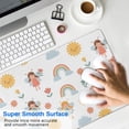 thumbnail image 4 of Long Mouse Pads for Desk,White Princess Fairy Sun Pattern Desk Mats on Top Of Desks, Desk Mouse Pad Extra Large with 3mm Non-Slip Base and Stitched Edge for Gaming,Office,Work,Home 31.5"x11.8", 4 of 6