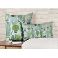 thumbnail image 2 of Vargottam Luxury, Printed Mint Green3 CushionCoversDecorative PillowCoversSquareThrow Pillowcase -16x16Inches, 2 of 5