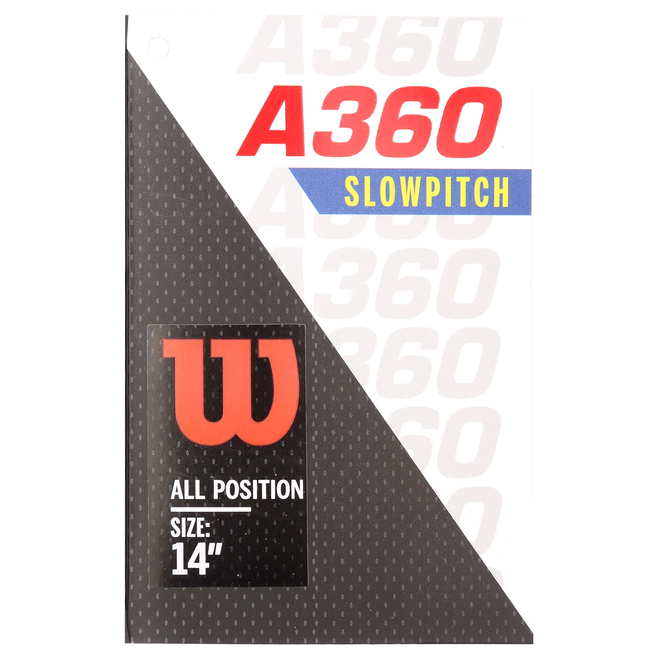 Wilson A360 Adult, Youth 14 in Slowpitch Softball All-Purpose Glove Right Hand Throw, Count