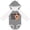 Granite & White w Ears, variant on Inktastic Doggone Cute- happy puppy Boys or Girls Long Sleeve Baby Bodysuit
