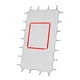 thumbnail image 4 of Red de para voleibol, red para rebotar, volear, golpear y rematar, 7x4 pies, equipo de práctica, de para patio o área de juegos., 4 of 8