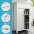thumbnail image 6 of RiverRidge Somerset 2-Door Bathroom Laundry Storage Cabinet with Adjustable Shelf - White, 6 of 13