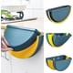 thumbnail image 2 of Hanging Kitchen Trash Can Wall Mounted Waste Bin (Dark Blue), 2 of 5