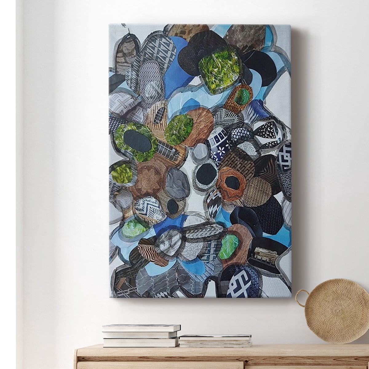 Catalina Island Blue Glass Premium Gallery Wrapped Canvas - Ready to Hang