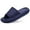 Dark Blue, variant on Litfun Cloud Slide Sandals for Women Men Summer Shower Shoes Soft Pillow Slippers Arch Support Beach Slides, Sand