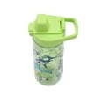 thumbnail image 4 of Your Zone 14-Ounce Plastic Water Bottle with Action Lid and Straw, Shark, Double Wall Insulated, 4 of 6