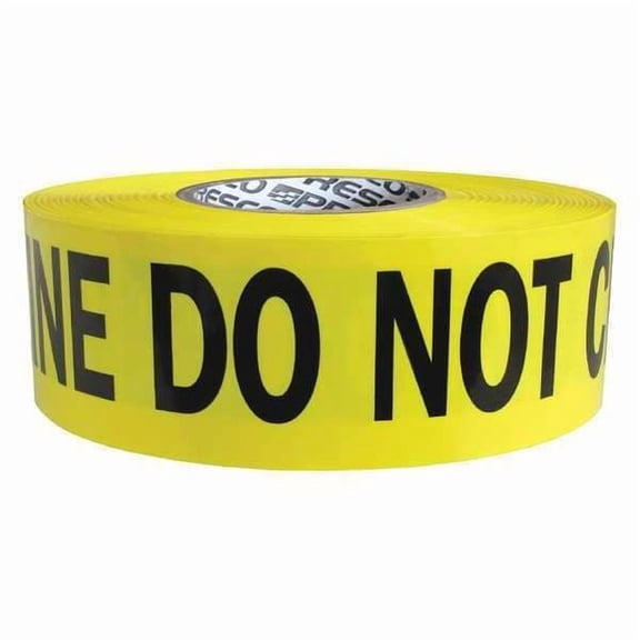 Manufacturer Varies Barricade Tape, Yellow, 1,000 ft L, 3 in RB3103Y820-200