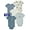 blue/multi, variant on Baby Boy Carter's 5-Pack Pandas Short Sleeve Bodysuits Color: Blue Panda Airplane Size: 12 MONTHS