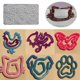 thumbnail image 1 of Moldes de goteo de silicona para manualidades, formas multifuncionales de marcadores con clips de papel y patrones decorativos, fáciles de usar y limpiar, ideales para joyería, llaveros y accesorios, 1 of 9