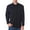 Black, variant on UltraClub Uc Mens L/S Mesh Pique Polo
