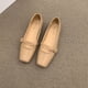 thumbnail image 5 of Bailamos - Zapatos planos informales para mujer, moda 2022, cómodos y suaves, mocasines, bailarinas, punta cuadrada poco profunda, zapatos planos de ballet para mujer, 5 of 5