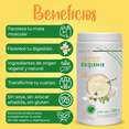 thumbnail image 2 of Proteína Vegana sabor Vainilla. Sin azúcar. Fácil digestión. Ideal hombres y mujeres. 500 g - 17 porciones. Nutrasien100 1 bote de 500 g con cuchara medidora, 2 of 8