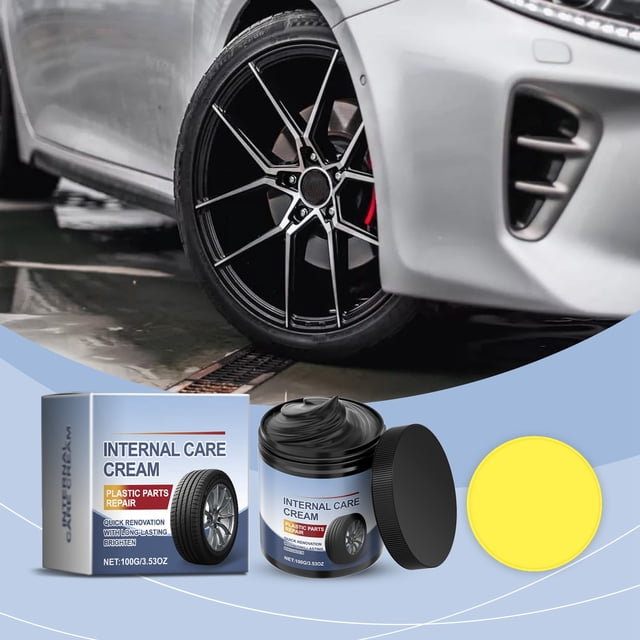 Tire Shine Gel – Long Lasting Gloss & For Tires – Easy Application Non Sling Formula Car Protector for Car Seats for Kids Rear Facing Car Cleaning Wipes Car Protective Film Interior Car Care Products