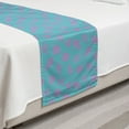 thumbnail image 2 of Nautical Bed Runner, Interpretation of Various Seashells in Pastel Tones Underwater Elements, Decorative Accent Bedding Scarf for Hotels Homes and Guestrooms, Twin, Pale Lilac Seafoam, by Ambesonne, 2 of 2