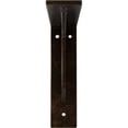 thumbnail image 3 of Ekena Millwork 2"W x 8"D x 8"H Stockport Steel Bracket, Antiqued Bronze, 3 of 12
