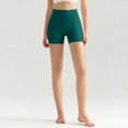 thumbnail image 5 of vigerkar Biker Shorts 4" | Booty Scrunch Butt, Buttery Soft, Workout, Pilates, No Front Seam, High Waist, for Women (Dark Green, M), 5 of 9