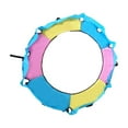 thumbnail image 4 of bedienty Trampoline Spring Cover Tear Resistant Thick Frame Water Round 1.4m Pad Resistant Yellow Blue Pink 1.4m, 4 of 6