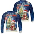 thumbnail image 3 of Merry Christmas and Happy New Year Santa Exotic Shorthair Holiday Xmas Winter 2025 All Over Print 3D Sweatshirt Unisex Merch Cat Lover Kitten Owner Gifts - 00024, 3 of 6
