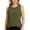 (New1)Green, variant on Women's Casual Quick Dry Sleeveless Tank Top Soft Breathable Round Neck Athletic Racerback Camisole for Daily Wear, Workout