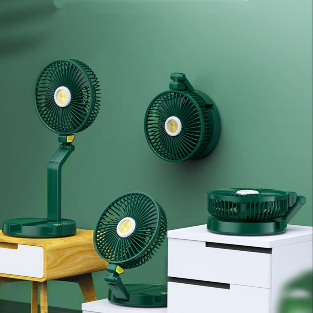 Handheld Mini Portable Fan Folding Table Lamp Fan Usb Charging