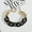 Black, variant on New Crystal Pave Acrylic Link Chain Chunky Bracelet Marble Plastic Curb Bangles