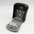 thumbnail image 2 of Key Box Wall Mounted Mini Key Safe Outdoor Key Box with Resettable 4-Digit Numeric Code Waterproof Key Box for Home School Office Factory Garage (Grey), 2 of 4