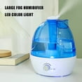 thumbnail image 1 of Humidificador de aire ultrasónico 2.5L Humidificador de escritorio para oficina en casa (azul), 1 of 8