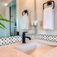 thumbnail image 3 of Mi Alma Floral Black White Tile Stickers - Removable Vinyl 4x4, 24 pcs, 3 of 10