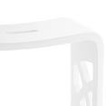 thumbnail image 4 of Ancona Banc de Douche en Pierre Acrylique Pure 17” en Blanc Mat, 4 of 8