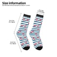 thumbnail image 2 of Fuzoiu Clown Fish Print Kids Socks For Boys Girls,Grip Crew Socks with Non Slip,Lightweight Stretch Crew Socks,Toddlers Crew Boot Socks, 2 of 5