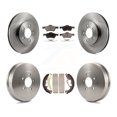 thumbnail image 1 of Transit Auto Front Rear Disc Brake Rotors Semi-Metallic Pads and Drum Kit for Car Ford Escape Mercury Mariner K8F-103299, 1 of 11