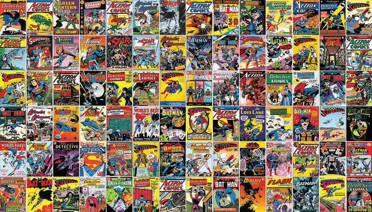 Classic DC Comics Covers Peel & Stick Wallpaper Mural