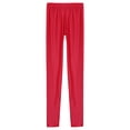 thumbnail image 3 of Choomomo Leggings Serrés de Performance de Danse Moderne de Rue Hip Hop Rave Extensible Brillants pour Femmes Bourgogne TG, 3 of 7