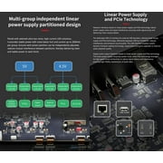 Gustard S26 Music Server,Ultra-Low Latency Audio Processing System,Supports Airplay/UpnP/Roon,Silver
