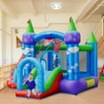 thumbnail image 5 of Gymax Kids Inflatable Bounce House Dragon Jumping Slide Bouncer Castle W/ 750W Blower, 5 of 10