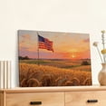 thumbnail image 3 of American Flag Canvas Wall Art - 4th of July Patriotic Canvas Print, Vintage Landscape Artwork Rustic Oil Paintings for Living Room Bedroom Study Home Office Decor, Gifts for man, 3 of 7