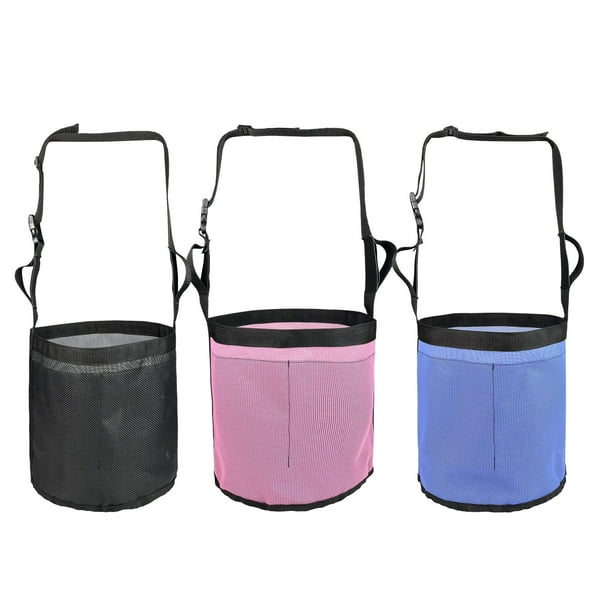 Bolsa de Alimentación para Caballos, 3 Uds., Bolsa de Alimentación de Grano, Correa Elástica, Alimentador de Bolsa de Heno de Alimentación Lenta Baoblaze bolsita de pienso para caballos