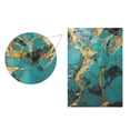 thumbnail image 2 of Garden Flag 28"x40" Turquoise and Gold Marble Double-Sided Yard Flags for Outside Outdoor All Seasonal Decoration, 2 of 6