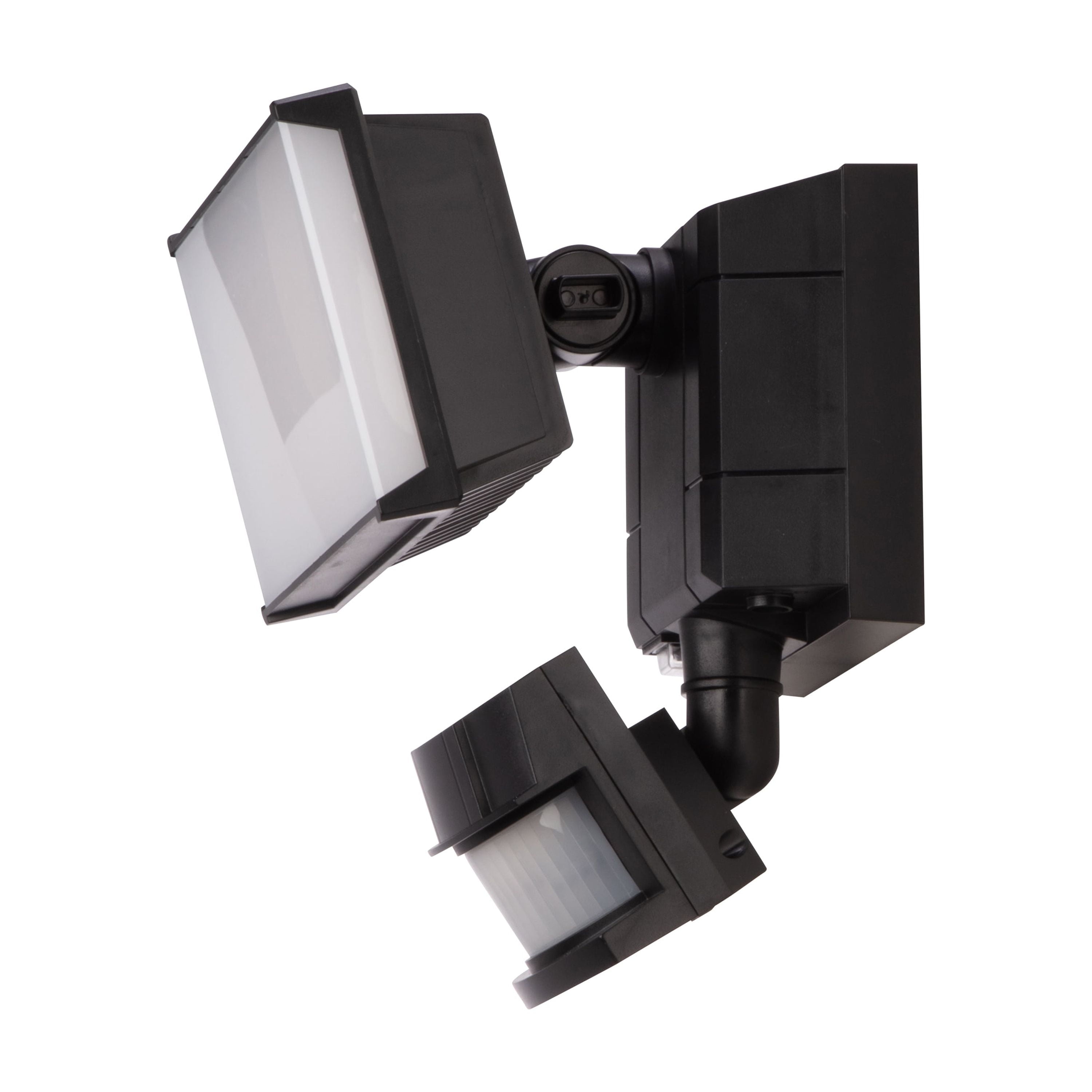 Hyper Tough Single Head LED Solar Motion Sensing Security Flood Light, Black, 1000 Lumens