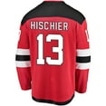 thumbnail image 2 of Nico Hischier New Jersey Devils NHL Fanatics Breakaway Home Jersey, Small, 2 of 2