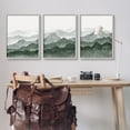thumbnail image 2 of Stupell Sage Hills Mountain Nature View Landscape Painting Gray Framed Art Print Wall Art, Set of 3, 2 of 8