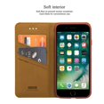 thumbnail image 2 of For iPhone 8 7 Case For iPhone SE 2022 4.7" Phone Case SOATUTO Leather Luxury Classic Folio Book Case with Stand Card Slots Magnetic Closure Case for Apple iPhone 7 8 iPhone SE 2020 4.7 inch - Brown, 2 of 7