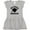 AC-Heather Grey, variant on Inktastic My Daddy Graduated College Graduate Girls Baby Dress