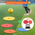 thumbnail image 6 of EHJRE 10x Markers Flat Cones with Storage Bag Multipurpose Field Court Markers Flat Discs for Soccer Sports Training Equipment Red, 6 of 9