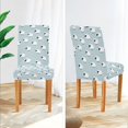 thumbnail image 3 of Yayeee 4 Pack Dining Chair Covers Stretch Parson Chairs Slipcovers Seat Protector, Cartoon Sheep Pattern, 3 of 6