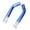 Blue, variant on Ohmyroo Aluminum Alloy Bicycle Handlebar Ends 5.9 Inch Ergonomic Bar Extensions For 0.87 Inch Handlebars