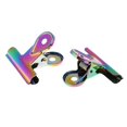thumbnail image 3 of 3 Clips Clip de Encuadernación de Papel Presentación de de Oficina - Multicolor, 40 mm 40mm Soledad Clips de Bulldog de metal, 3 of 6