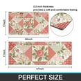 thumbnail image 7 of Pioneer Flower Floral Print Pattern Kitchen Rugs Sets Of 2,Anti Fatigue Kitchen Mat Rugs Non Slip Washable,Decorative Kitchen Floor Mats for Kitchen,Sink,Laundry,17"x30"+17"x47", 7 of 7